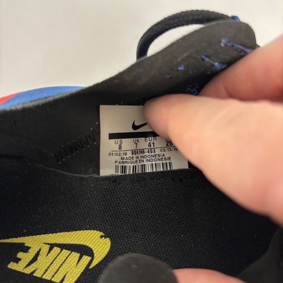 Nike, React, Mid Run, Blue Shoes, Size 8 - Picture 10 of 10